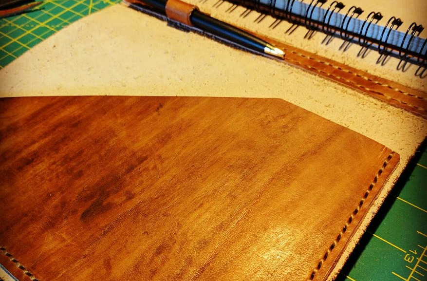 Custom leather journal